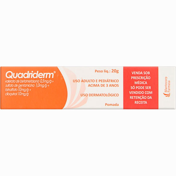 Quadriderm Pomada Anti-Inflamatoria 20g – Sem Fronteiras